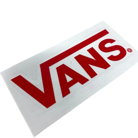 VANS Transfer Sticker Vinyl Red Logo VN0009M7NOA - Picture 2 of 3